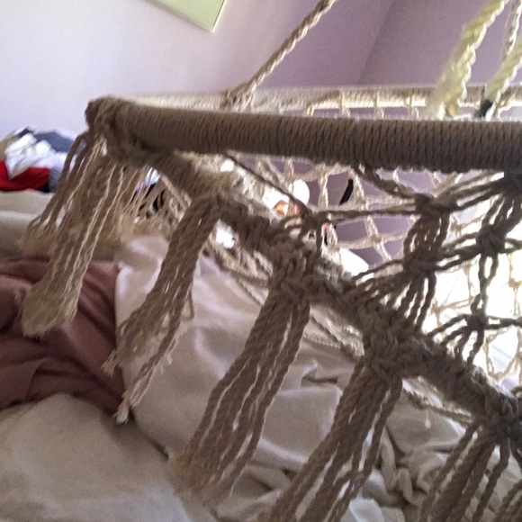 Macrame Hanging Chair - Picture 3 of 3